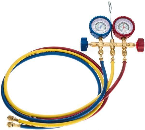 Imperial - 2 Valve Manifold Gauge with 3/5' Hose - Strong Tooling