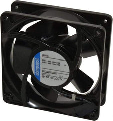 EBM Papst - 230 Volts, AC, 106 CFM, Square Tube Axial Fan - 0.08 Amp Rating, 119mm High x 119mm Wide x 1-1/2" Deep - Strong Tooling