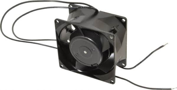 EBM Papst - 115 Volts, AC, 28 CFM, Square Tube Axial Fan - 0.1 Amp Rating, 80mm High x 3.15" Wide x 1-1/2" Deep - Strong Tooling