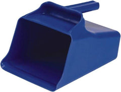 Remco - 128 oz Blue Polypropylene Flat Bottom Scoop - 8.7" Wide x 6.7" Deep Bowl, 11" OAL - Strong Tooling