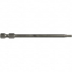 Apex - 1/8" Hex Bit - 1/4" Hex Drive, 3" OAL - Strong Tooling