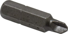 Apex - #2 Tri-Wing Bit - 1/4" Hex Drive, 1" OAL - Strong Tooling