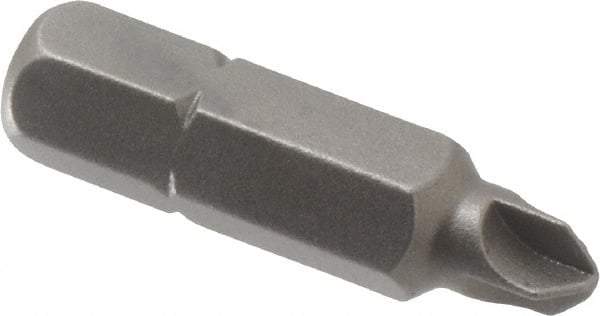 Apex - 1/4" Drive, #3 Torq-Set Screwdriver Bit - 1" OAL - Strong Tooling