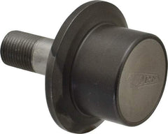 Osborn International - 1-1/2" Roller Diam x 1-3/16" Width, 5/8" Stud Diam x 1-1/2" Length, Flanged Concentric Stud Load Runner - Steel, 3/4" Thread Length, 5/8-18 Thread, 2-11/16" OAL, 1,100 Lb Dynamic Cap - Strong Tooling