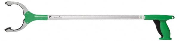 Unger - 32" Long Trash Pick Up Tool - Aluminum, Use for Bottles, Cans, Debris, Paper - Strong Tooling