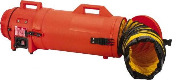 Allegro - 831 CFM, Electrical AC Axial Blower Kit - 8 Inch Inlet/Outlet, 0.33 HP, 115 Max Voltage Rating - Strong Tooling