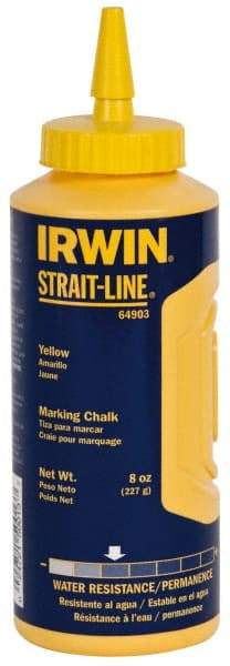 Irwin - 8 Container Chalk Refill - Yellow - Strong Tooling