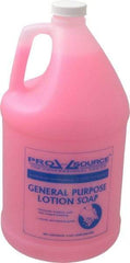 PRO-SOURCE - 1 Gal Bottle Liquid Soap - General Duty, Pink, Almond Scent - Strong Tooling