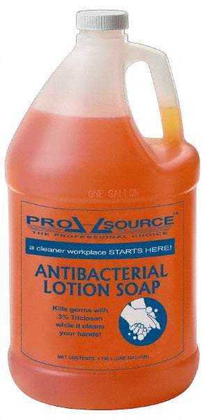 PRO-SOURCE - 1 Gal Bottle Liquid Soap - Antibacterial, Amber, Citrus Spice Scent - Strong Tooling