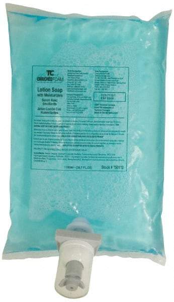 Technical Concepts - 1,100 mL Dispenser Refill Foam Soap - Hand Soap, Rich Teal, Citrus Scent - Strong Tooling