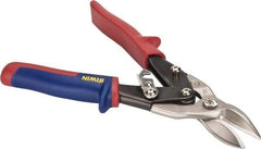 Irwin - 1-5/16" Length of Cut, Left Pattern Aviation Snip - 10" OAL, ProTouch Handle, 18 AWG Steel Capacity - Strong Tooling