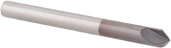 Value Collection - 1/8" Diam x 1/16" Length of Cut, 1/8" Shank Diam, 90° Included Angle, Solid Carbide, Conical Point Engraving Cutter - 1-1/2" Overall Length, Right Hand Cut, AlTiN Coated - Strong Tooling