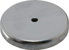 Mag-Mate - 2.03" Diam, 5/16" Cup Height, 5/16" Overall Height, 74 Lb Average Pull Force, 74 Lb Max Pull Force, Neodymium Rare Earth Cup Magnet - Through Hole Style, 3/16" Cup ID, 7/16" Magnet ID, Galvanized - Strong Tooling