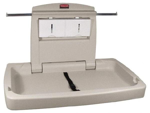 Rubbermaid - Baby Changing Station - 33-1/4" Long x 4" High x 21-1/2" Wide - Strong Tooling