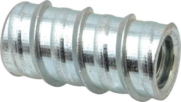 Powers Fasteners - 1/2" Diam, 1-11/16" OAL, 2-1/4" Min Embedment Drop-In Concrete Anchor - Steel, Zinc-Plated Finish, 29/32" Thread Length - Strong Tooling