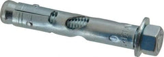 Powers Fasteners - 1/2" Diam, 1/2" Drill, 3" OAL, 1-1/4" Min Embedment Sleeve Concrete Anchor - 1018 Steel, Hex Nut Head, Hex Drive - Strong Tooling