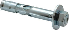 Powers Fasteners - 3/4" Diam, 3/4" Drill, 4-1/4" OAL, Sleeve Concrete Anchor - 1018 Steel, Hex Nut Head, Hex Drive - Strong Tooling