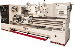 Jet - 26" Swing, 40" Between Centers, 230 Volt, Triple Phase Engine Lathe - 4MT Taper, 10 hp, 36 to 1,800 RPM, 4-1/8" Bore Diam - Strong Tooling