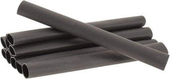 3M - 6" Long, 3:1, Polyolefin Heat Shrink Electrical Tubing - Black - Strong Tooling