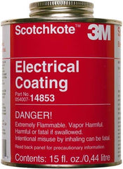 3M - 15 oz Can Brown Butyl Rubber Joint Sealant - 72°F Max Operating Temp, 12 min Tack Free Dry Time, Series 14853 - Strong Tooling