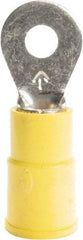 3M - 12-10 AWG Partially Insulated Crimp Connection Circular Ring Terminal - 1/4" Stud, 1.26" OAL x 0.53" Wide, Copper Contact - Strong Tooling