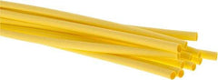 3M - 48" Long, 2:1, Polyolefin Heat Shrink Electrical Tubing - Yellow - Strong Tooling