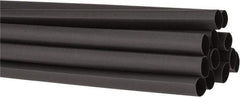 3M - 48" Long, 2:1, Polyolefin Heat Shrink Electrical Tubing - Black - Strong Tooling