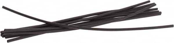 3M - 6" Long, 2:1, Polyolefin Heat Shrink Electrical Tubing - Black - Strong Tooling