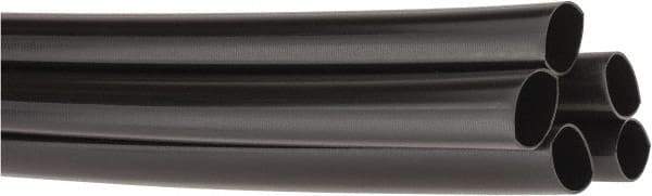 3M - 48" Long, 2.5:1, Polyolefin Heat Shrink Electrical Tubing - Black - Strong Tooling