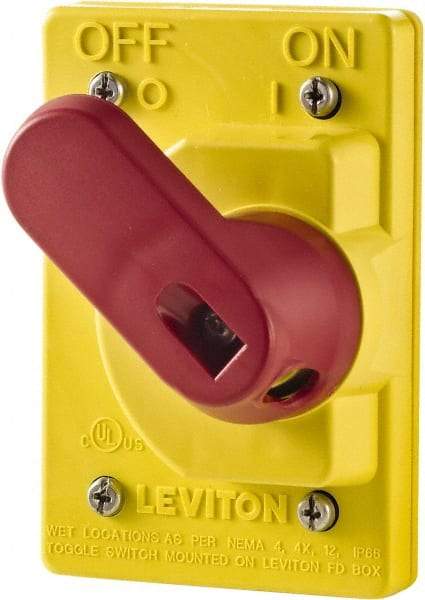 Leviton - Electrical Outlet Box Valox Switch Cover - Includes Manual Motor Starters - Strong Tooling