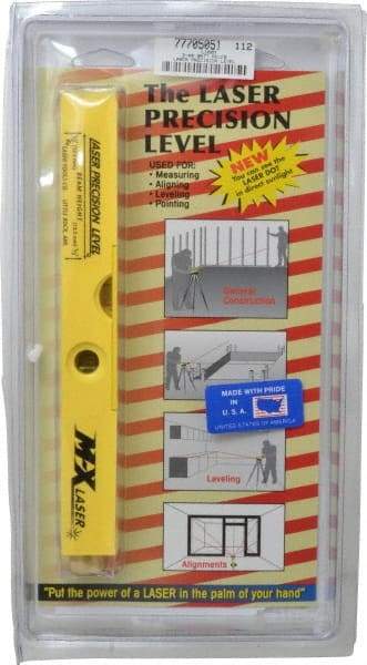 Laser Tools Co. - 1 Beam 1,000' Max Range Laser Precision Level - Red Beam, 1/8" at 100' Accuracy, 241.3mm Long x 1" Wide x 1-1/8" High, Battery Included - Strong Tooling