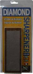 Eze Lap - 6" Long x 2" Wide Diam ond Sharpening Stone - Flat, 400 Grit, Medium Grade - Strong Tooling