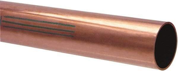 Mueller Industries - 2-1/8 Inch Outside Diameter x 10 Ft. Long, Copper Round Tube - 2 Inch Inside Diameter, 0.083 Inch Wall Thickness - Strong Tooling