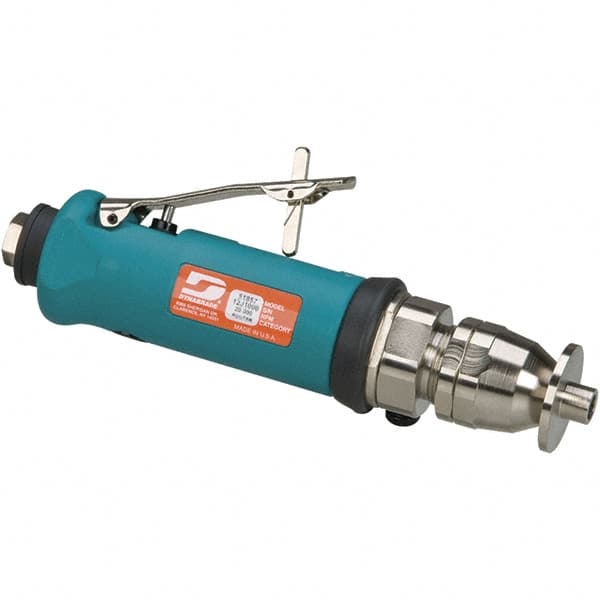 Dynabrade - 1/4 Inch Collet, 0.7 hp, 20,000 RPM Compact Router - 1/4 NPT Inlet, 90 psi Air Pressure, 38 CFM - Strong Tooling