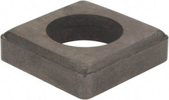 Hertel - 3/4" Inscribed Circle, Square External Turning Shim for Indexables - 3/16" Thick, ISSN Shim Style, Negative Rake, Neutral Cut - Strong Tooling