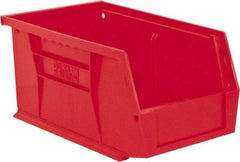 Durham - 11-3/8" Deep, Red Plastic Hang and Stack Bins - 5" High x 5-1/2" Wide x 11-3/8" Long - Strong Tooling