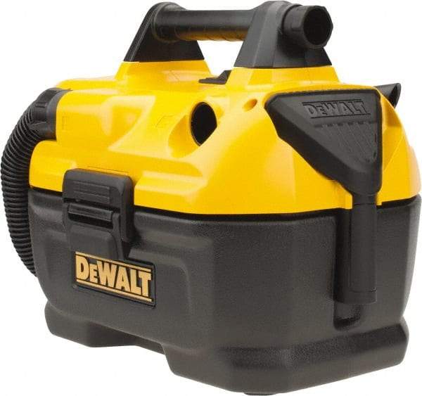 DeWALT - 2 Gallon Capacity, Wet and Dry Vacuum - Battery, 5 Ft. Long Hose, Plastic Tank, Accessories Included - Strong Tooling