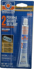 Permatex - 1-1/2 oz Gasket Sealant - -65 to 400°F, Black, Comes in Tube - Strong Tooling