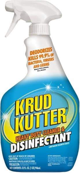 Krud Kutter - 32 oz Spray Bottle Disinfectant - Liquid, Disinfectant, Mild - Strong Tooling