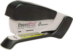 Ability One - 15 Sheet Desktop Stapler - Black, Gray - Strong Tooling