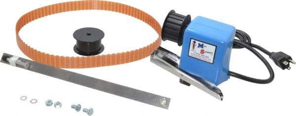 Mini-Skimmer - 12" Reach, 1 GPH Oil Removal Capacity, 115 Max Volt Rating, Belt Oil Skimmer - 40 to 125°F - Strong Tooling