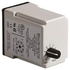 Macromatic - 8 Pin, Multiple Range DPDT Time Delay Relay - 10 Contact Amp, 240 VAC, Knob - Strong Tooling