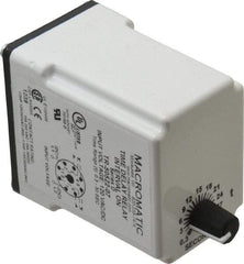 Macromatic - 8 Pin, Multiple Range DPDT Time Delay Relay - 10 Contact Amp, 120 VAC/VDC, Knob - Strong Tooling