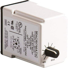 Macromatic - 11 Pin, Multiple Range DPDT Time Delay Relay - 10 Contact Amp, 24 VAC/VDC, Knob - Strong Tooling