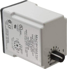 Macromatic - 11 Pin, Multiple Range DPDT Time Delay Relay - 10 Contact Amp, 24 VAC/VDC, Knob - Strong Tooling