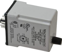 Macromatic - 11 Pin, Multiple Range DPDT Time Delay Relay - 10 Contact Amp, 24 VAC/VDC, Knob - Strong Tooling