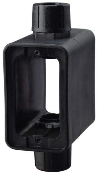 Cooper Wiring Devices - 1 Gang, Thermoplastic Rectangle Portable Outlet Box - 6-1/2" Overall Height x 4-1/4" Overall Width x 2-5/8" Overall Depth, Weather Resistant - Strong Tooling