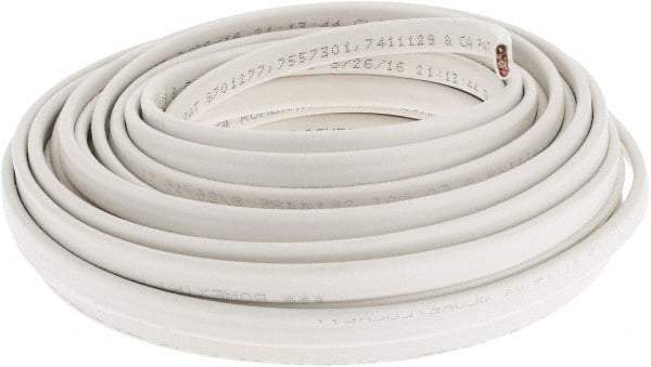 Southwire - NM-B, 14 AWG, 15 Amp, 50' Long, Solid Core, 1 Strand Building Wire - White, PVC Insulation - Strong Tooling