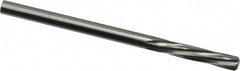 Magafor - 3.3299mm Solid Carbide 6 Flute Chucking Reamer - Spiral Flute, 0.1311" Straight Shank, 19/32" Flute Length, 2-1/4" OAL - Strong Tooling