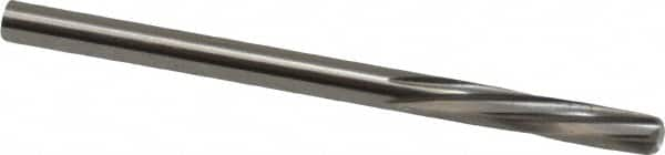 Magafor - #28 Solid Carbide 6 Flute Chucking Reamer - Spiral Flute, 9/64" Straight Shank, 19/32" Flute Length, 2-1/4" OAL - Strong Tooling